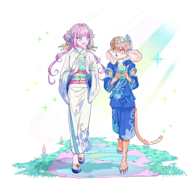オセロニアの［二人の時間］ジャラ＆ニィニーの画像