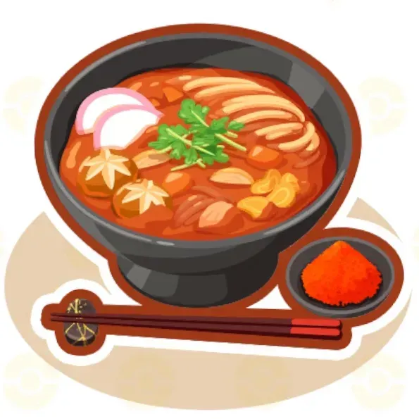 とびはねるカレーうどん