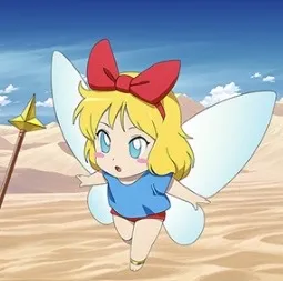 妖精キッカ＆光の弓矢画像