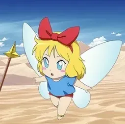 妖精キッカ＆光の弓矢画像