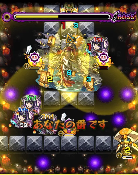 麗夏映夢ボス3ザコ処理後