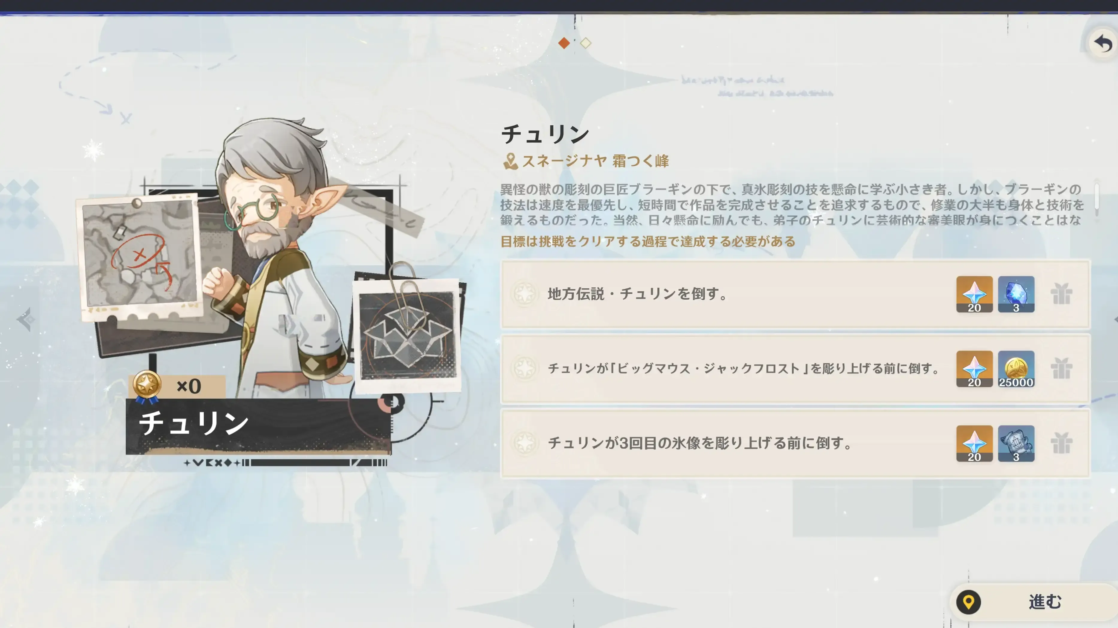 チュリン討伐目標