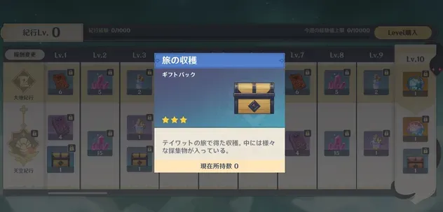 旅の収穫
