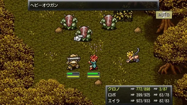 万年樹の森に出現する魔物との戦闘