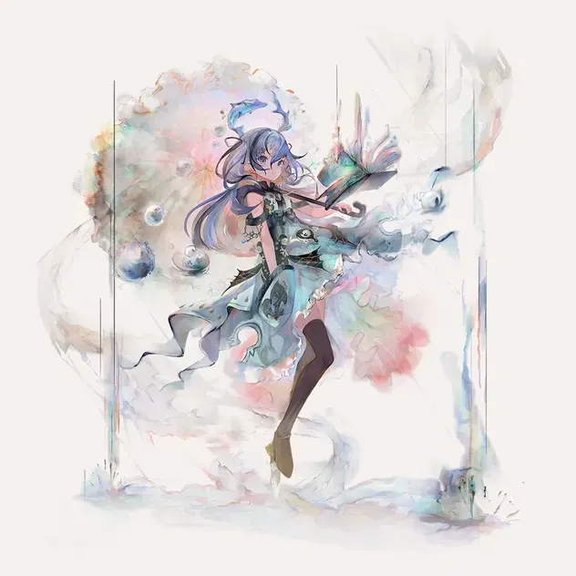 ［天泣の魔女］ルサールカの立ち絵