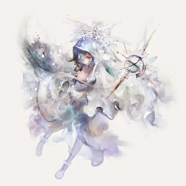 ［雪幻の魔女］ルナリンドの立ち絵