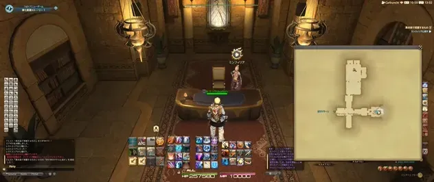 alt: ミンフィリアと話す