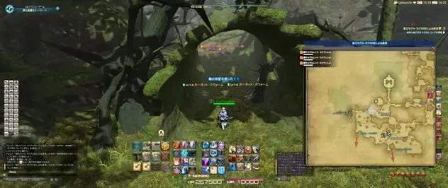 alt:紫の瘴気を調べる