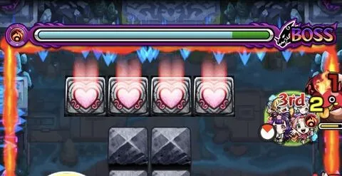 ハートパネルで回復を行う