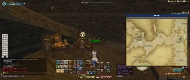 ホワイトブリム前哨地のドリユモンと話す