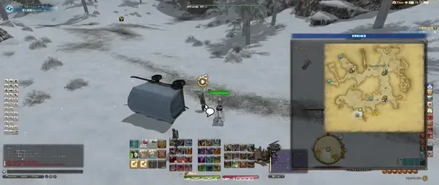 フォルタン家の騎兵と話す