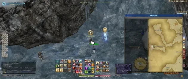 屈強な神殿騎士と話す