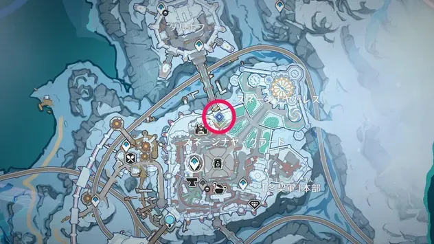 雪玉のようにのマップ