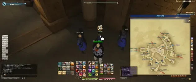alt:ユユハセに押収した木箱を渡す