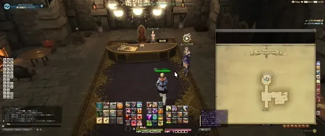 alt:暁の間のムーンブリダと話す