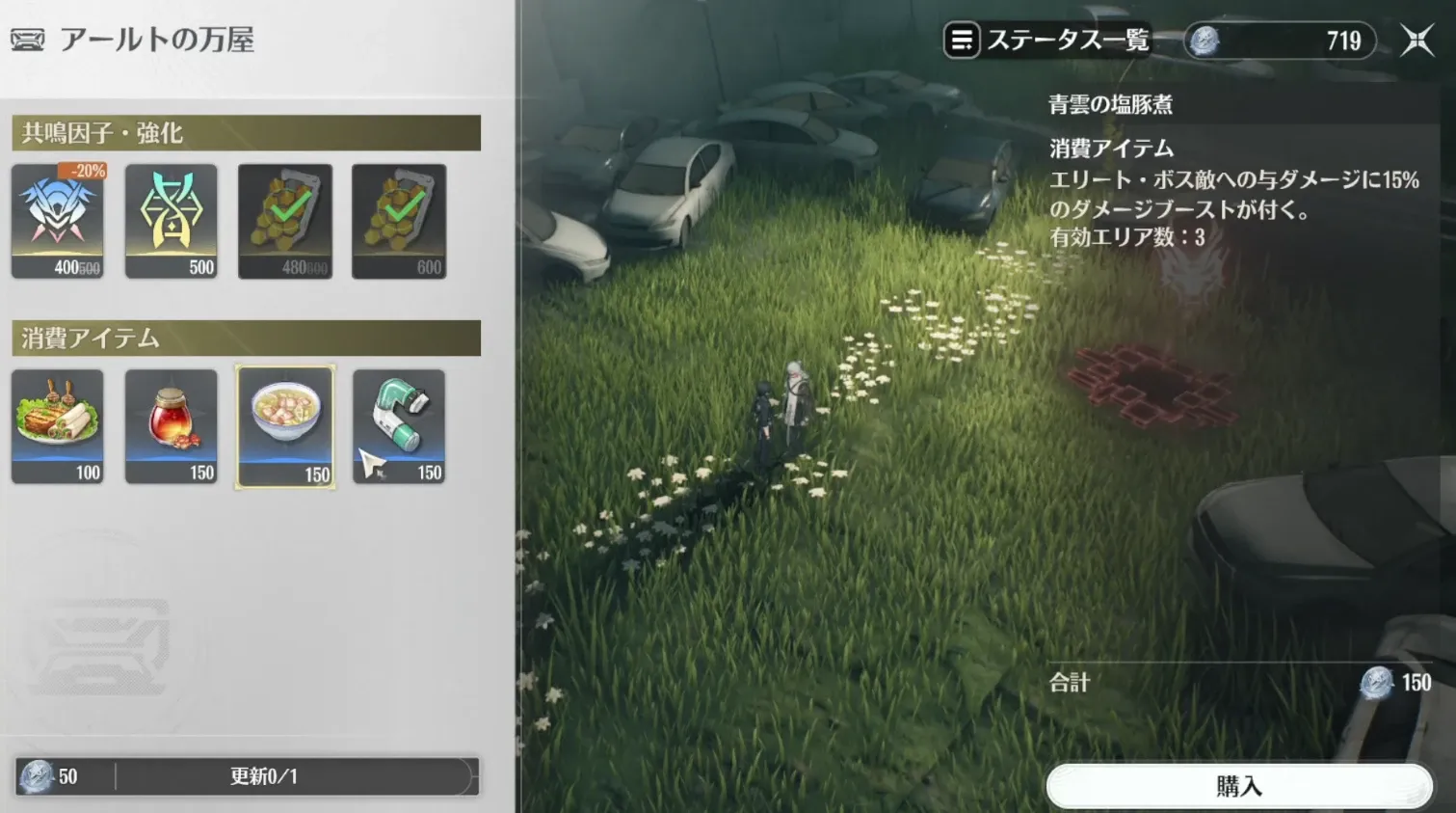 消費アイテム