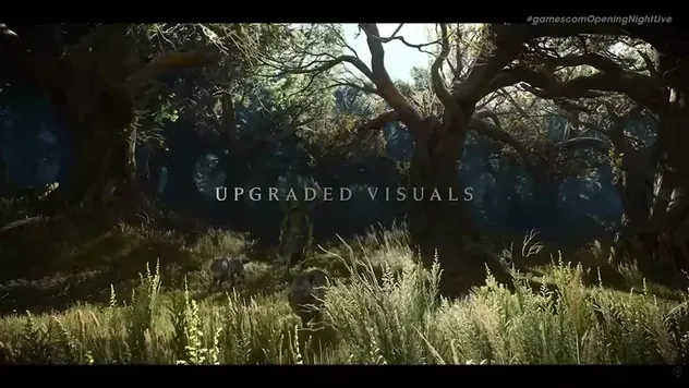 グラフィックが強化されたフィールド風景