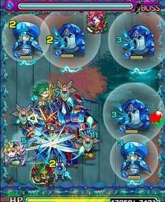 水ムラマサのボス戦第1ステージ画像