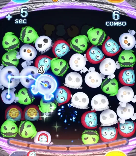 ツムツム】ナイトメアビフォアクリスマス（セット）の評価とスキルの