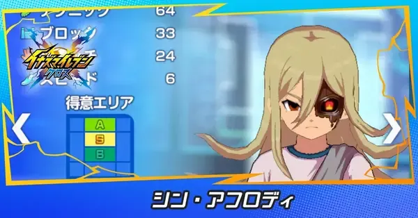 イナイレクロス】シン・アフロディ(デウス・エクス・マキナ)の性能評価