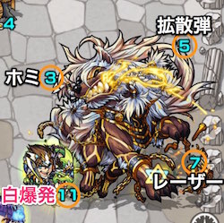 フェンリルのボス攻撃パターン