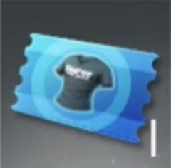 衣装チケット（青）