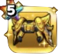黄金竜の鎧上
