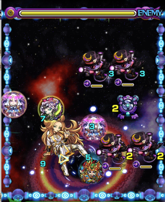 乱闘!モンスト宇宙大戦のステージ画像5