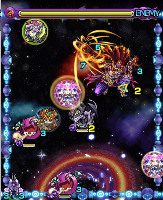 乱闘!モンスト宇宙大戦のステージ画像8