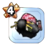 かんざし付ヘアー