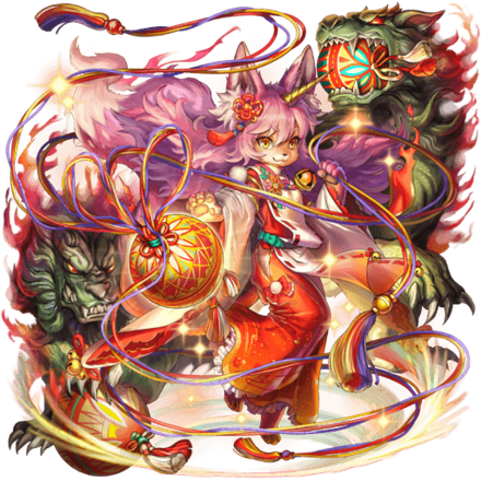 オセロニアの［狛犬の天誅］七宝の画像