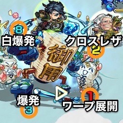 ゼニガタのボス攻撃パターン