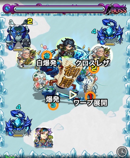 ゼニガタのボス1攻略