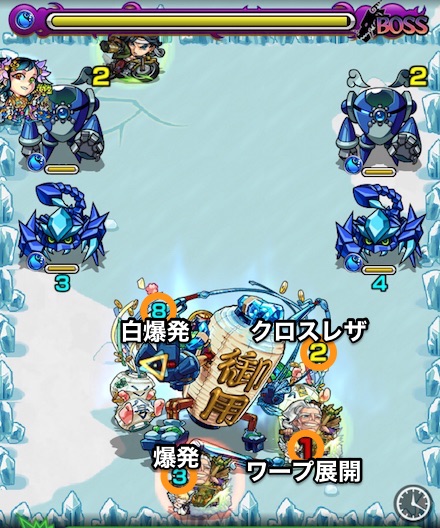 ゼニガタのボス3攻略