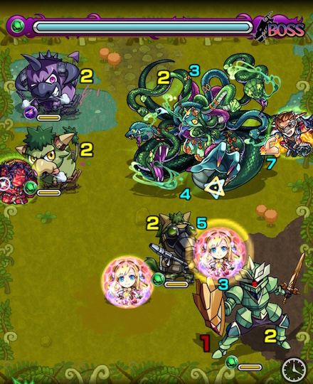 メデューサボスステージ1攻略