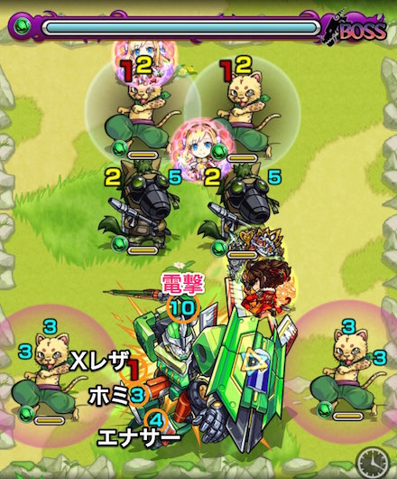 ペンシルベースボスステージ1攻略