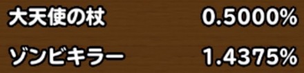 目玉装備排出確率の画像