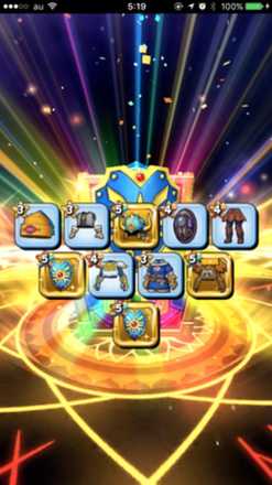 ガチャ結果の画像