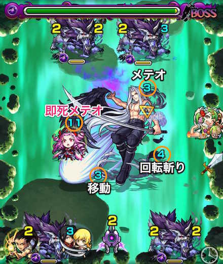 セフィロスボスステージ2攻略