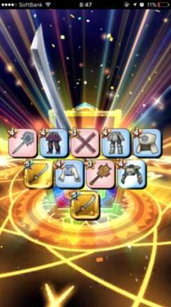 ガチャ結果の画像