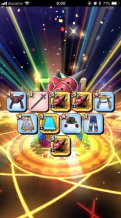 ガチャ結果の画像