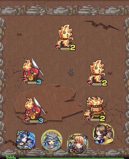 冬空の遊地1のステージ1攻略