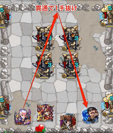 冬空の遊地4のステージ1攻略1