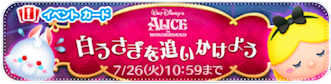 白うさぎを追いかけようのイベントバナー
