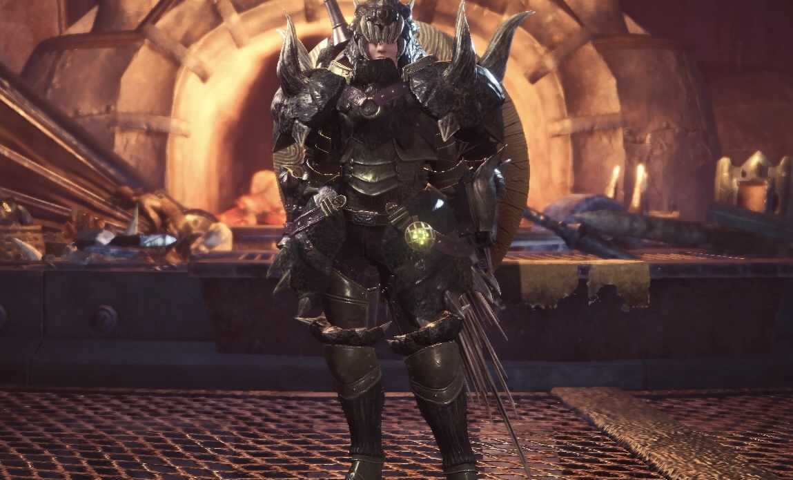 ディアブロス亜種β装備の見た目（女）