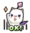 星ドラFFモーグリ(OK)のスタンプ