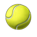 テニスボールの画像