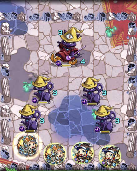 桜並木の広場1のステージ1攻略