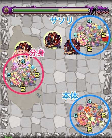 桜並木の広場3のステージ2移動後