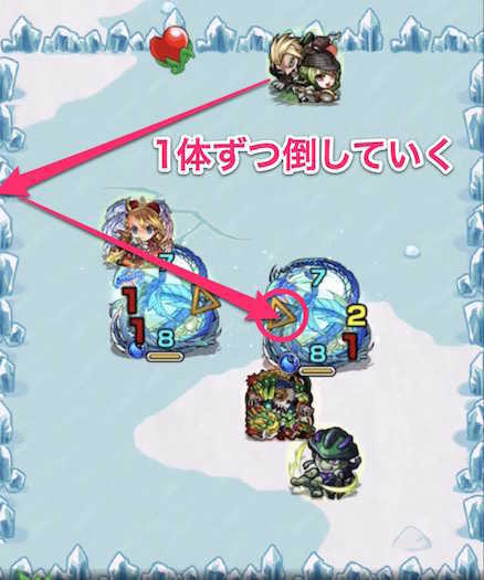 桜並木の広場5ステージ2の3・4手目